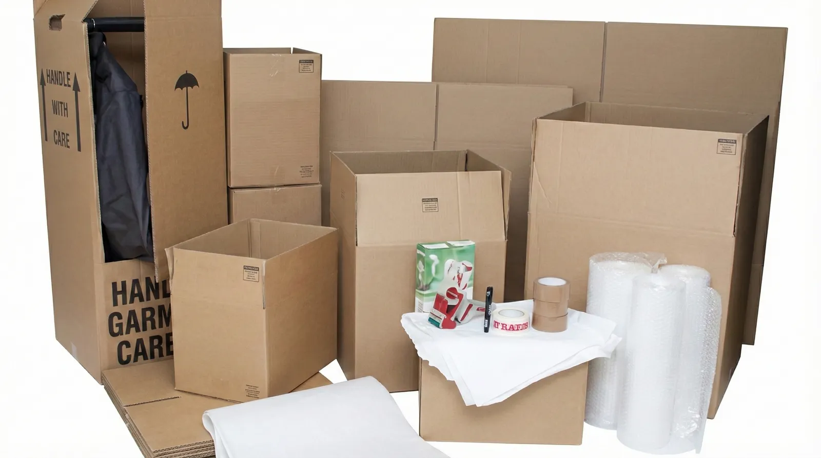 Packing materials supplied for a Small Removal Company Watford move